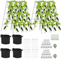 Foldable Cucumber Trellis - 4 Pack by Toriexon
