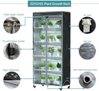 Indoor Greenhouse 6-Tier Plant Stand with Grow Lights & Cover - Image 2