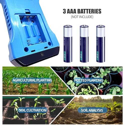 7 in 1 Soil Tester,Nitrogen,Phosphorus,Potassium Npk Tester,Ph,Moisture,Nutrient Conductivity,Ec for Farm,Golf,Orchard,Nursery,Garden - Image 5