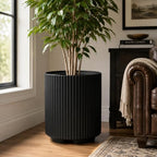 Kozyard Double-Layer Round Planter 16"H Plant Pots for Indoor Outdoor Porch - Image 3