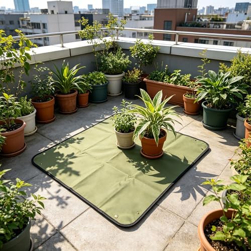 1500X1000mm Gardening Mat Plant Repotting Mat for Succulents Care Flower Transplanting and Mess Control Potting - Image 5