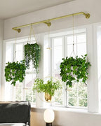 SOFITORG 65.7" Metal Plant Hanging Rod with 6 Chains, Pots Not Included - Image 2