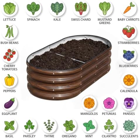 SnugNiture Raised Garden Bed Outdoor 4x2x1ft, 2 Pack - Image 4