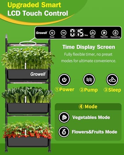 Growell 81 Pods Hydroponics Growing System Kit with Independent Water Pump - Image 2