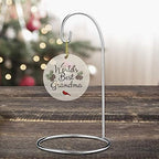 Ornament Display Stands Set of 10, Silver Metal Christmas Ornament Hangers, 7 Inch Chrome Finished Tabletop Display Holders for Holiday Ornaments, Keepsakes, Air Plants, Terrariums and Mini Decor - Image 7