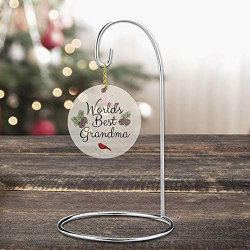 Ornament Display Stands Set of 10, Silver Metal Christmas Ornament Hangers, 7 Inch Chrome Finished Tabletop Display Holders for Holiday Ornaments, Keepsakes, Air Plants, Terrariums and Mini Decor - Image 7