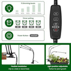 SOLIGT 60 Cell Seed Starter Tray Kit with Grow Light and Heat Mat - Image 6