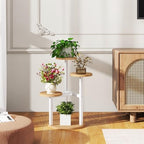 IBUYKE 4 Tier Small Plant Stand for Indoor, White TMJ073R - Image 2