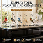 Ornament Display Stands 6 Pack, 13 Inch Black Wrought Iron Ornament Hangers for Christmas Ornaments, Glass Globes, Terrariums, Lanterns, Memorial Keepsakes, Figurines & Holiday Table Decor - Image 5