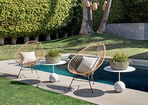 Veradek Mason Series Kona Bowl Planter - Outdoor Tabletop Planter - Image 6