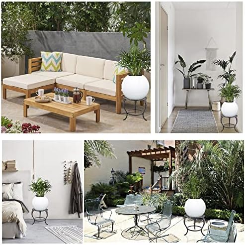 OwnMy Cast Iron Plant Stand Indoor Outdoor Metal Plant Stand Heavy Duty - Image 7