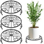 NSYOOMH 3-Pack Sturdy Plant Stand for Outdoor Indoor,Potted Plant Riser 10" by NSYOOMH