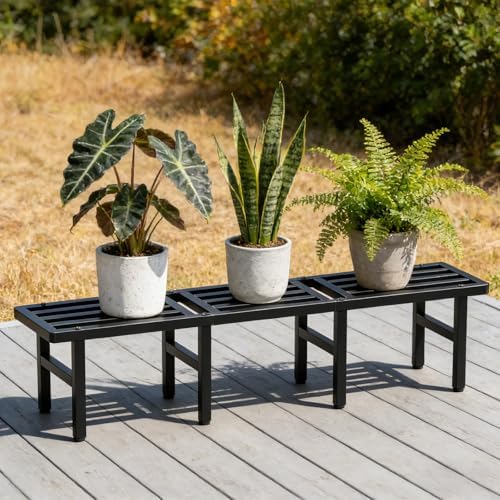 Modular Metal Plant Stand, Heavy Duty Expandable Plant Pot Shelf - Image 2