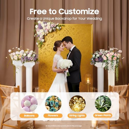 Wedding Roman Columns 4Pcs 34.65" Adjustable Height Plastic Stand Roman Pillar Greek Statue Plant Stand Elegant Wedding Event Party Decorative Column Pedestal Flower Holder (Type D, 4Pcs, 10.63x34.65 Inch) - Image 4