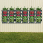 Wall Planters 24 Pack Vertical Garden Planter with Self Watering Army Green - Image 5