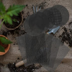 50pcs Plant Pot Mesh Drainage Screen Round Fiberglass Grid Mat - Image 5