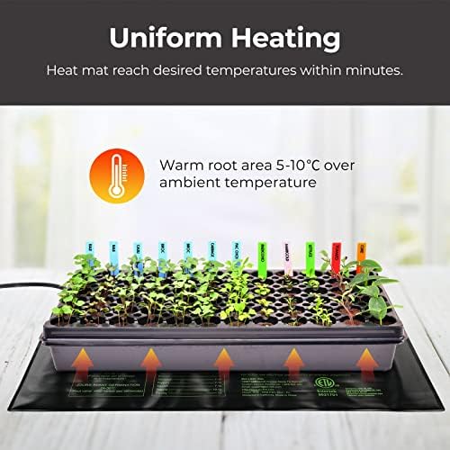 BN-LINK Reptile Thermostat Controller and 2 Pack Heat Mat for Seed Germination, Reptiles and Brewing Breeding Incubation Greenhouse - Image 4