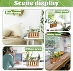 Glass Plant Propagation Station with 5 Test Tubes Colorful Planter Vase - Image 5