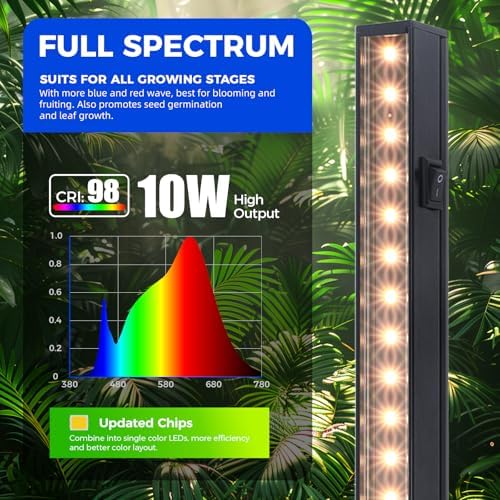 Barrina T5 LED Grow Lights, 2FT Yellow, Black Cover, Linkable, 2 Packs - Image 5