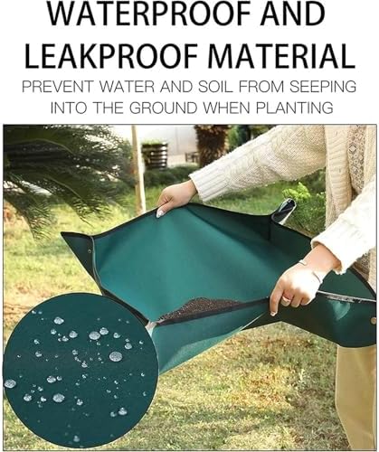 Waterproof Ox Fabric Plant Repotting Mat for Indoor Succulents - Portable Gardening Transplanting Mat (50x50CM) - Ideal for Easy Potting & Repotting - Image 5