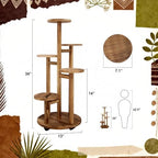 GEEBOBO 5 Tiered Tall Plant Stand for Indoor - Image 3