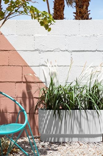 Veradek Demi Series Long Planter - Wide Outdoor Planter - Image 6
