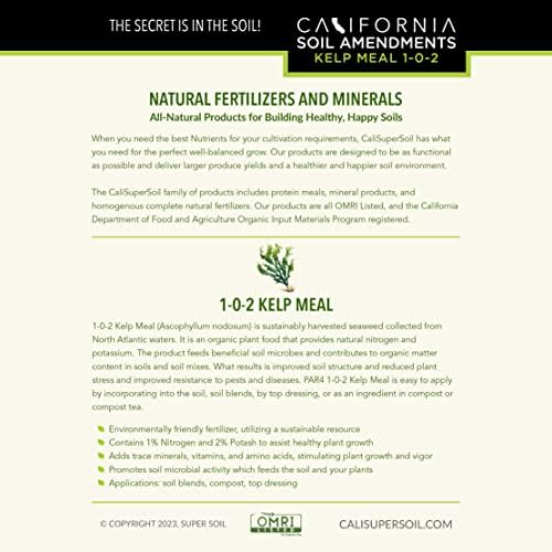 The Bud Grower | California Hot Soil Premium Kelp Meal | 6 lbs of Fine Powder 100% Organic Kelp Meal | All-in-One Grow Tent Kit's & Supplies - Image 3
