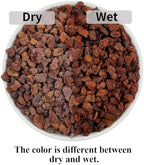 YISZM Red Horticultural Lava Rocks for Plants, 10 lb Succulents Cactus Bonsai Soil Lava Rocks for Aquarium Outdoor Decorative Stones for Craft Projects, Vase Fillers - Image 2