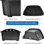 ORIMERC 9.8 Inches Self Watering Wall Planters for Indoor Plants, Railing Planters Balcony Planters Wall Hanging Planters, Lightweight, Dark Coffee (Pack of 8) - Image 3