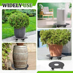1 Pack Heavy Duty Plant Stand with Wheels 12-inch - Image 6
