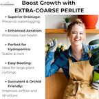 GARDENWISE Perlite for Plants, Extra Coarse Grade 4 Horticultural Perlite, Organic Perlite for Gardening Indoor & Outdoor, Made in USA (30 quarts) - Image 5