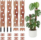 Wooden Extendable Plant Trellis for Potted Plants Indoor, 2 Sets by RAWILL