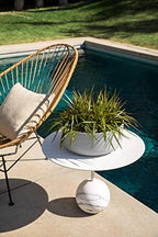 Veradek Mason Series Kona Bowl Planter - Outdoor Tabletop Planter - Image 4