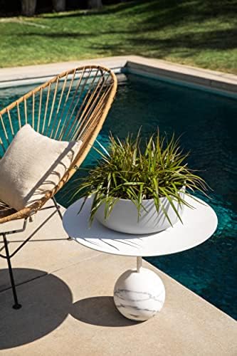 Veradek Mason Series Kona Bowl Planter - Outdoor Tabletop Planter - Image 4