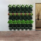 Garden 36 Pockets Self Watering Vertical Planters, Timer Drip Irrigation System, Wall Mounted Stackable Planter Rain Sensor & IPX6 for Balcony Garden, Vegetables, Herbs, Flowers - Image 4