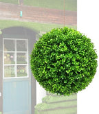 Decorative Faux Dried Moss Balls Dia 20in, Faux Grass Decor Fake Plant, Artificial Grass Plastic Flower Plant, Small Artificial Plants, Garden Spheres Decorative, Green Grass Plant Ball Spheres by ATYUJKB