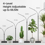 Grow Lights for Indoor Plants, Dual Head 40W Full Spectrum Floor Grow Light - Image 6