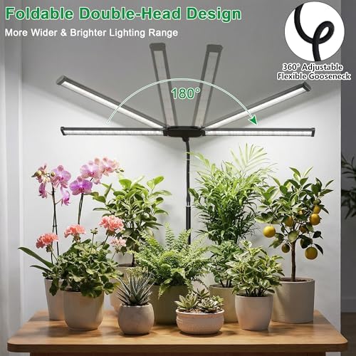 Grow Light for Indoor Plants,6000K White Sun Spectrum Growing Light Lamp - Image 2
