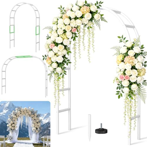 Thickened Rustproof Garden Arch Metal Trellis for Climbing Plants by ArtofMetalSoulofSpace