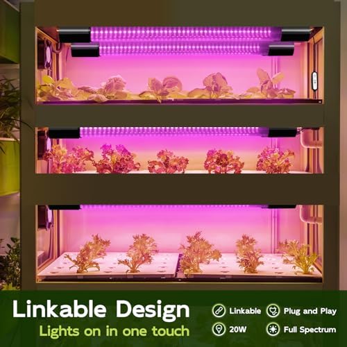 Hlite LED Grow Light 16 inch, Hanging Full Spectrum Linkable 2 Pack - Image 5