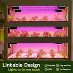 Hlite LED Grow Light 16 inch, Hanging Full Spectrum Linkable 2 Pack - Image 5