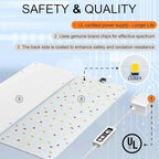 Panel Grow Light for Indoor Plants, 20W Ultra-Thin Full Spectrum - Image 7