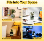 Ivy Interactive AI Desk Companion & Smart Plant Pet Indoor Planter Pink - Image 6