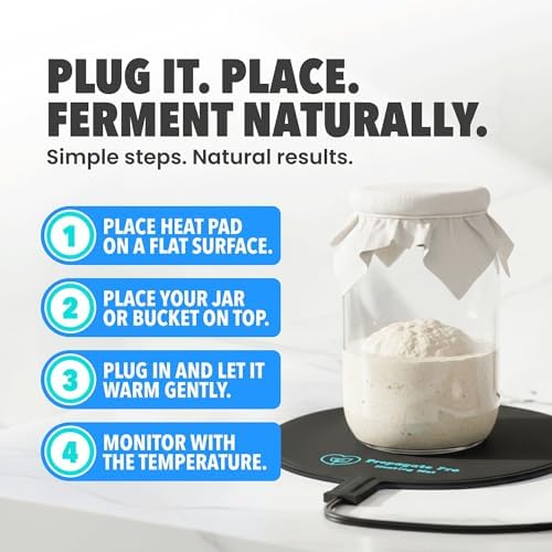 Brewing & Fermentation Heat Pad with Thermostat, 10", Black - Image 2