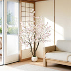Caxchiling Artificial Cherry Blossom Tree 5FT, Pink Faux Floor Tree - Image 5