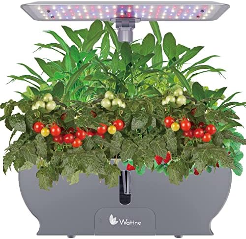 Indoor Garden Hydroponics Growing System: 9 Pods Kit with LED by Unknown