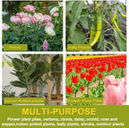 HiGift 4 Pack Height Adjustable Metal Plant Support (36" H or 24" H or 12" H), Heavy Duty Peony Cages and Supports, Half Round Tall Plant Support Ring for Outdoor Indoor Plant Hydrangea Flower - Image 7