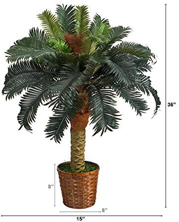 Nearly Natural 3ft. Sago Palm Artificial Tree - Image 2