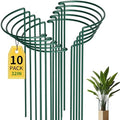 TCBWFY 14" Dx32 H Plant Supports Stakes for Large Heavy Plants,10Pack Peony Supports,Heavy Duty 5mm Wire Peony Cages,Interlock Garden Supports Ring Border Support,Plant Support Cage for Rose Flower by TCBWFY