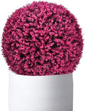Artificial Plant Topiary Ball Faux Boxwood Decorative Balls 22in, Faux Grass Decor Fake Plant, Decorative Faux Dried Moss Balls, Decorative Balls for Home Decor by ATYUJKB